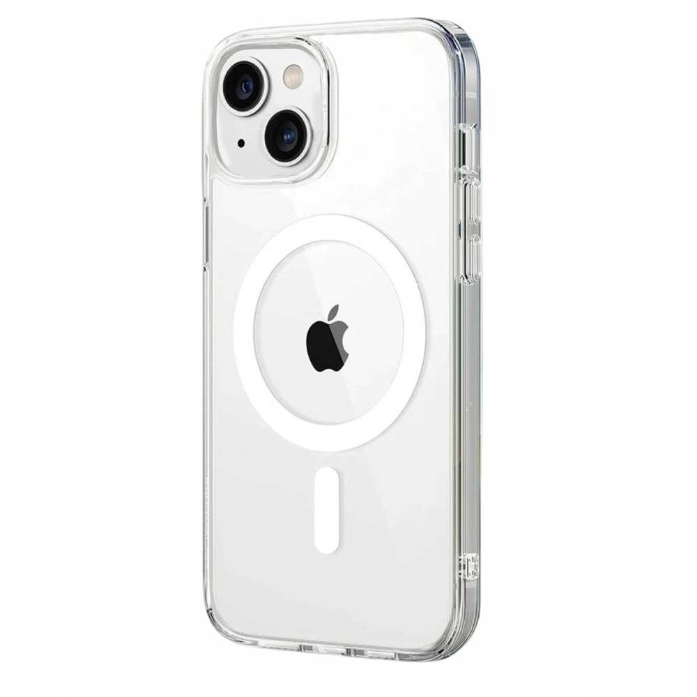 Newface Apple iPhone 14 Combo Sert Şeffaf Magsafe Kapak - Şeffaf