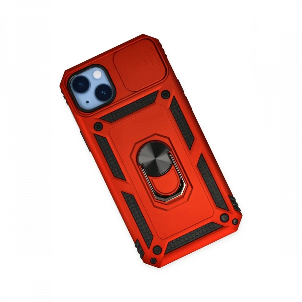 KILIFINI SEÇ - Apple iPhone 14 Plus Kılıf Pars Lens Yüzüklü Silikon