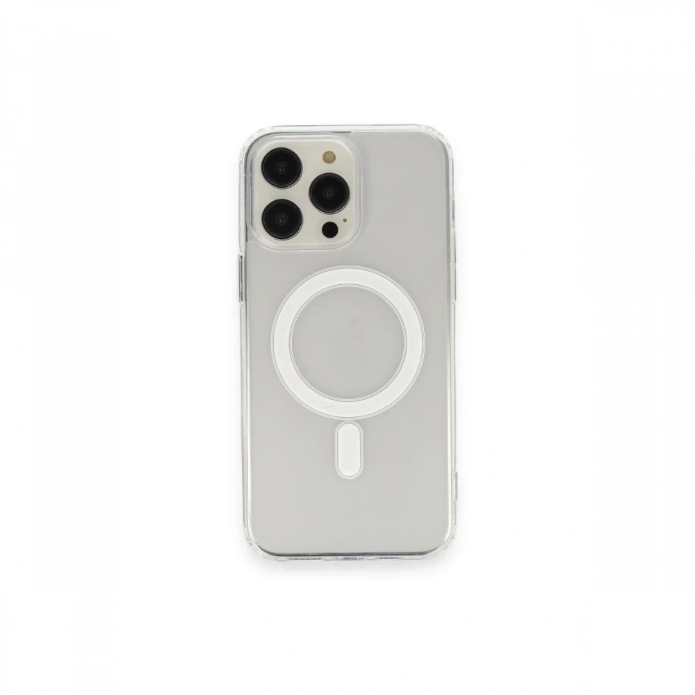 KILIFINI SEÇ - Apple iPhone 14 Pro Kılıf Matte Şeffaf Magneticsafe - Şeffaf