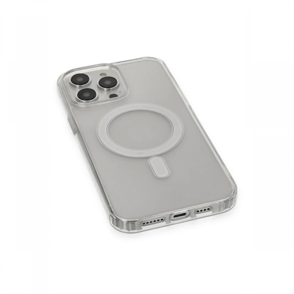 KILIFINI SEÇ - Apple iPhone 14 Pro Kılıf Matte Şeffaf Magneticsafe - Şeffaf