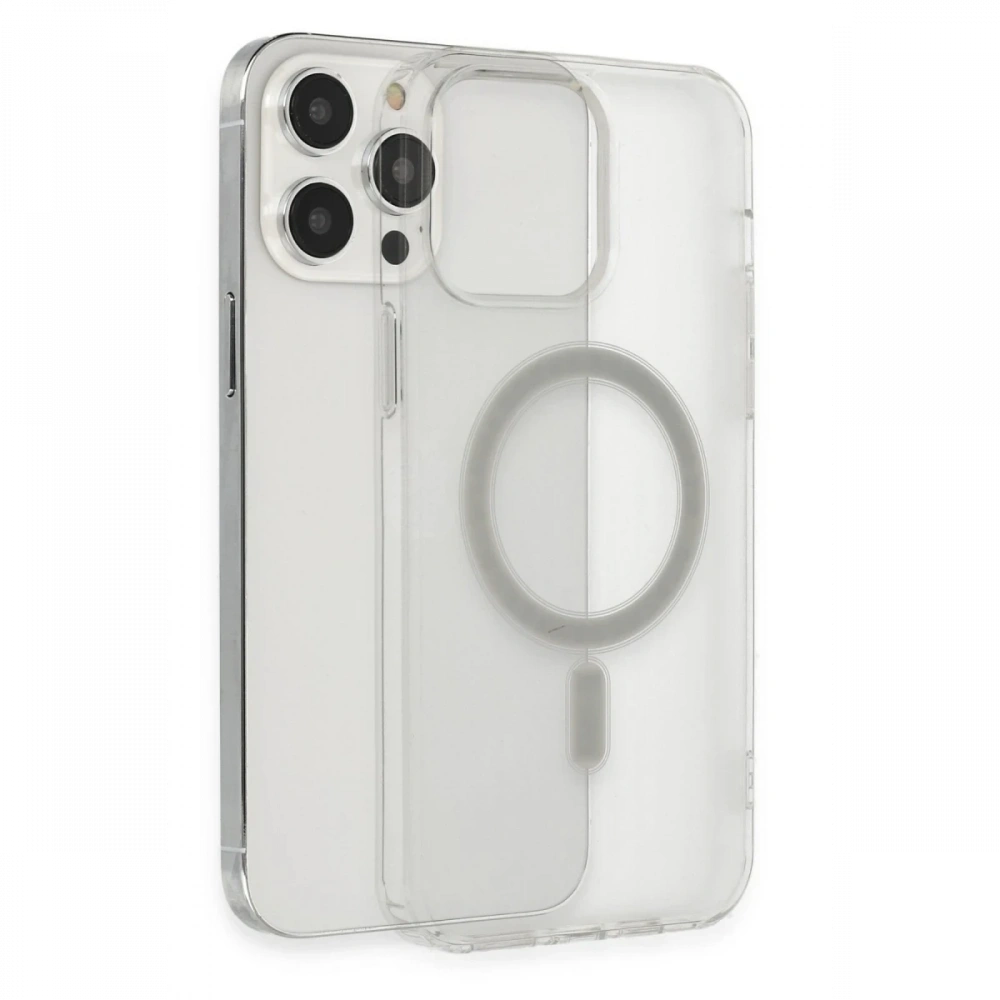 KILIFINI SEÇ - Apple iPhone 14 Pro Kılıf Matte Şeffaf Magneticsafe - Şeffaf