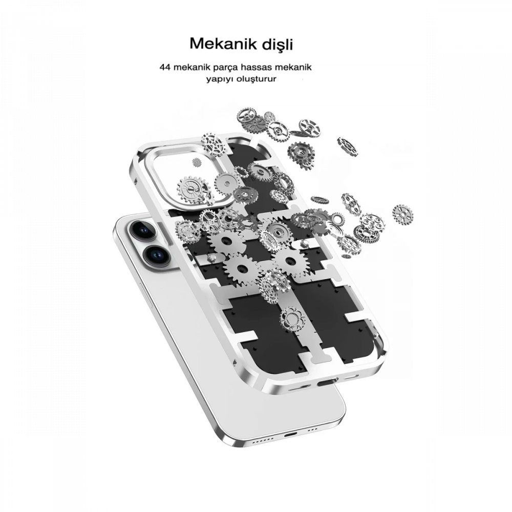 KILIFINI SEÇ - Apple iPhone 14 Pro Kılıf Mekanik Bumper Kapak