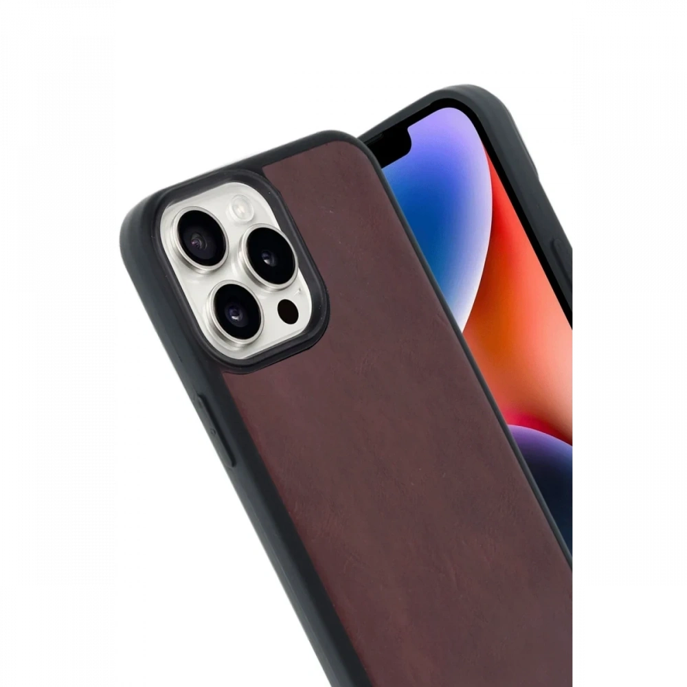 Newface Apple iPhone 14 Pro Max Kılıf Aras Deri Kapak