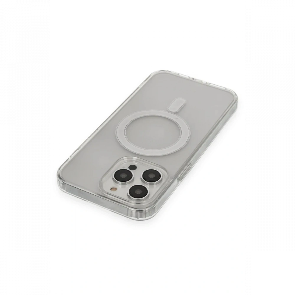 KILIFINI SEÇ - Apple iPhone 14 Pro Max Kılıf Matte Şeffaf Magneticsafe - Şeffaf