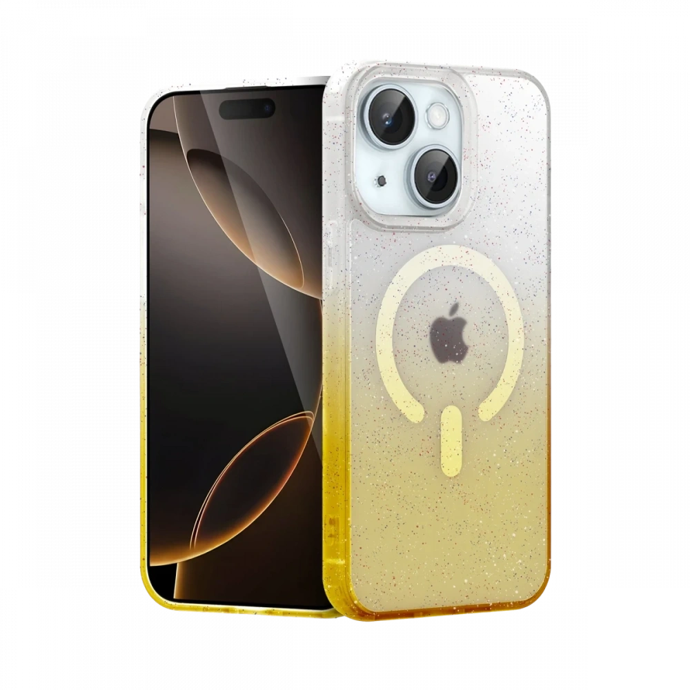 Newface Apple iPhone 14 Pummel Shiny Magsafe Kapak