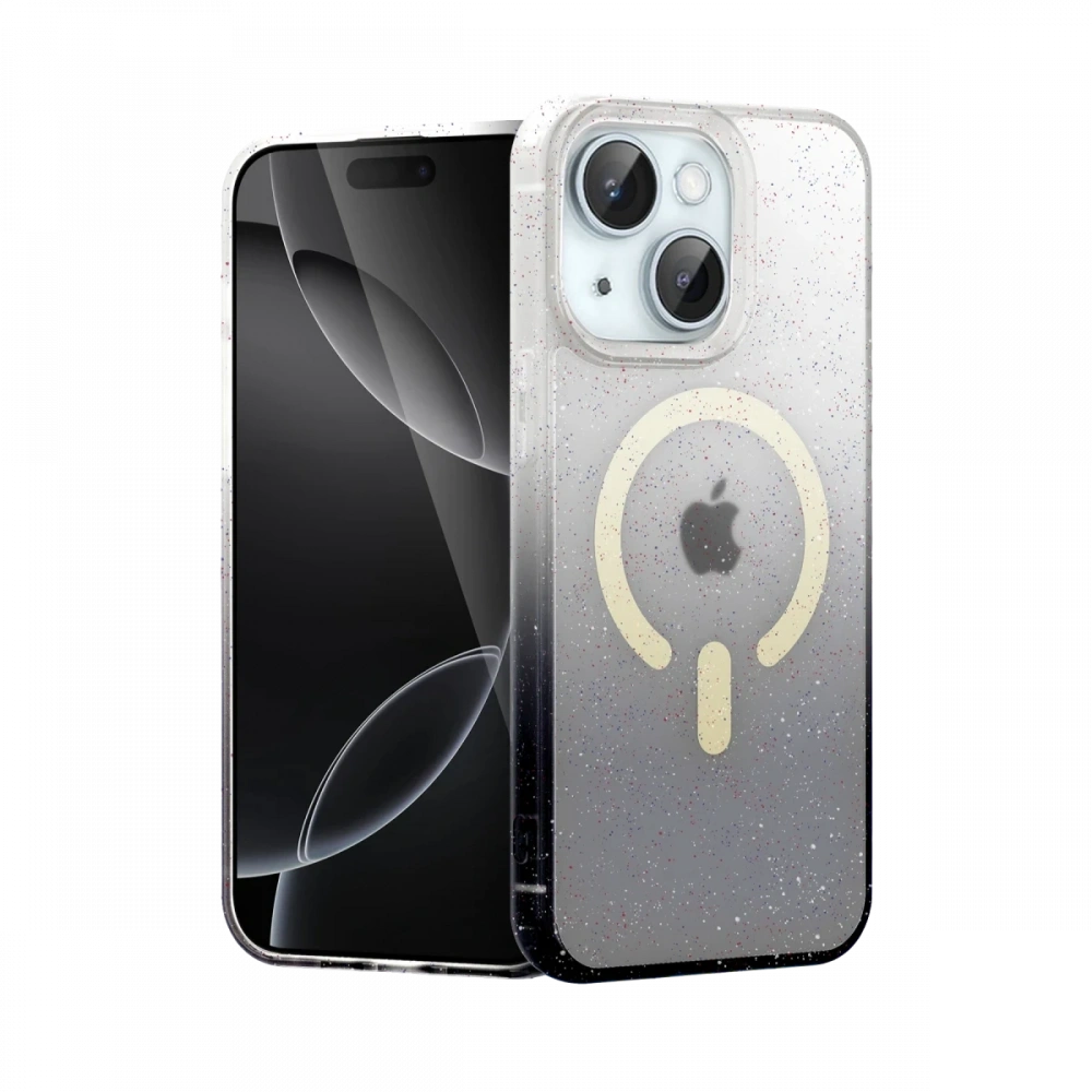 Newface Apple iPhone 15 Plus Pummel Shiny Magsafe Kapak