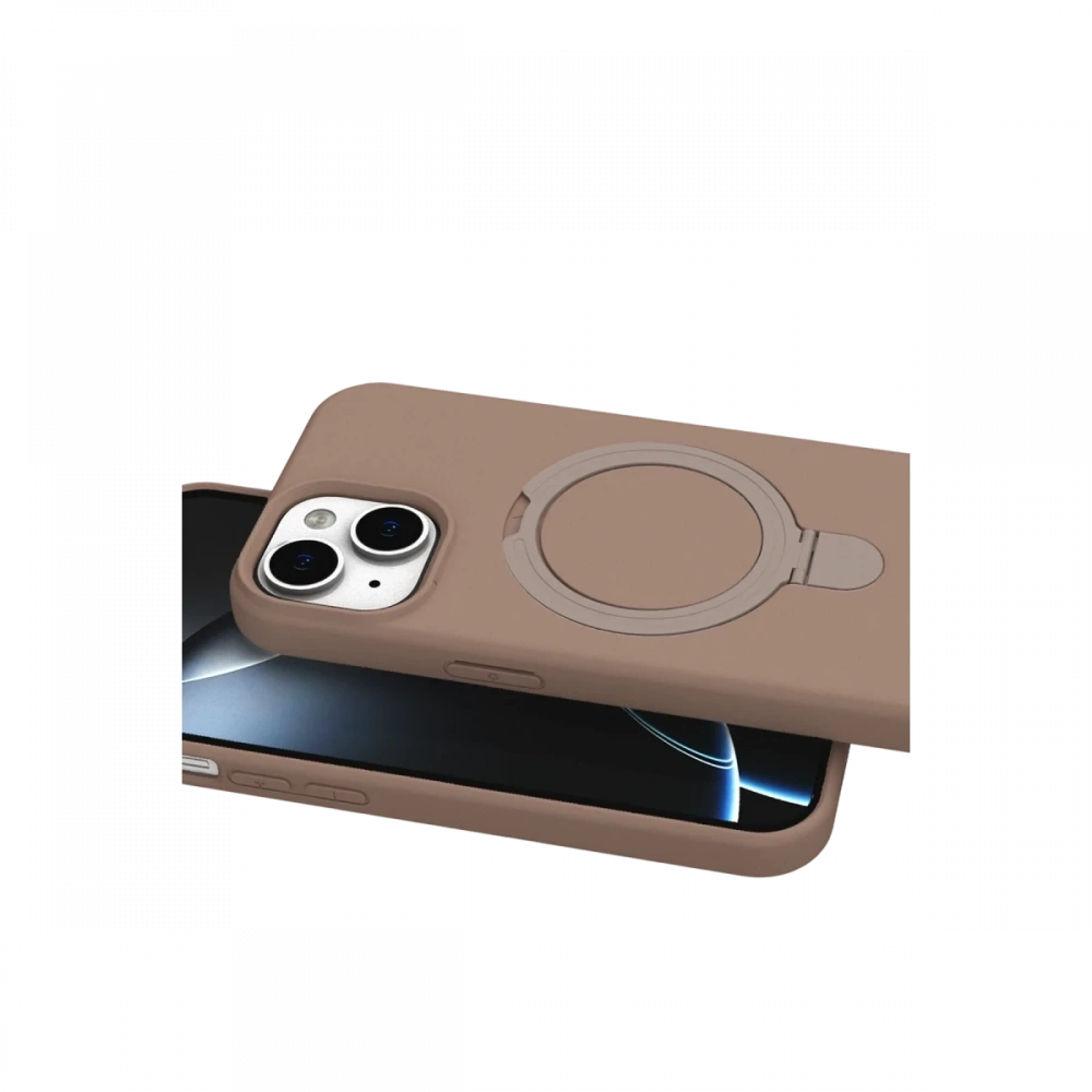 Newface Apple iPhone 15 Plus Regal Magsafe Standlı Kapak