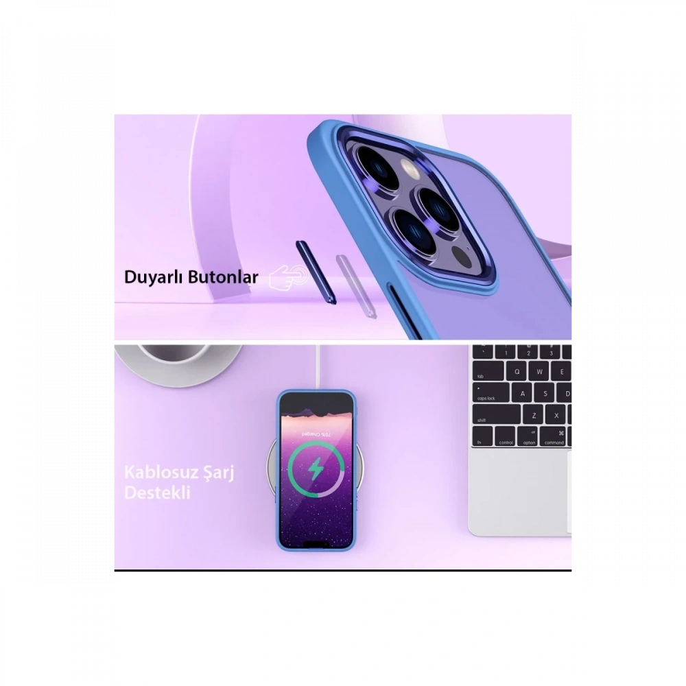 KILIFINI SEÇ - Apple iPhone 15 Pro Kılıf Power Silikon