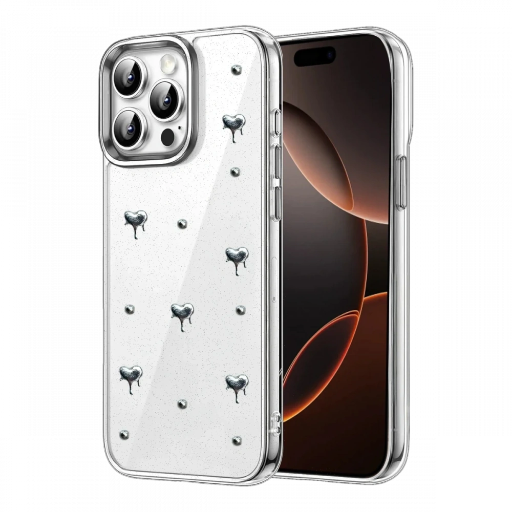 Newface Apple iPhone 15 Pro Max Fiyonk Desenli Kapak
