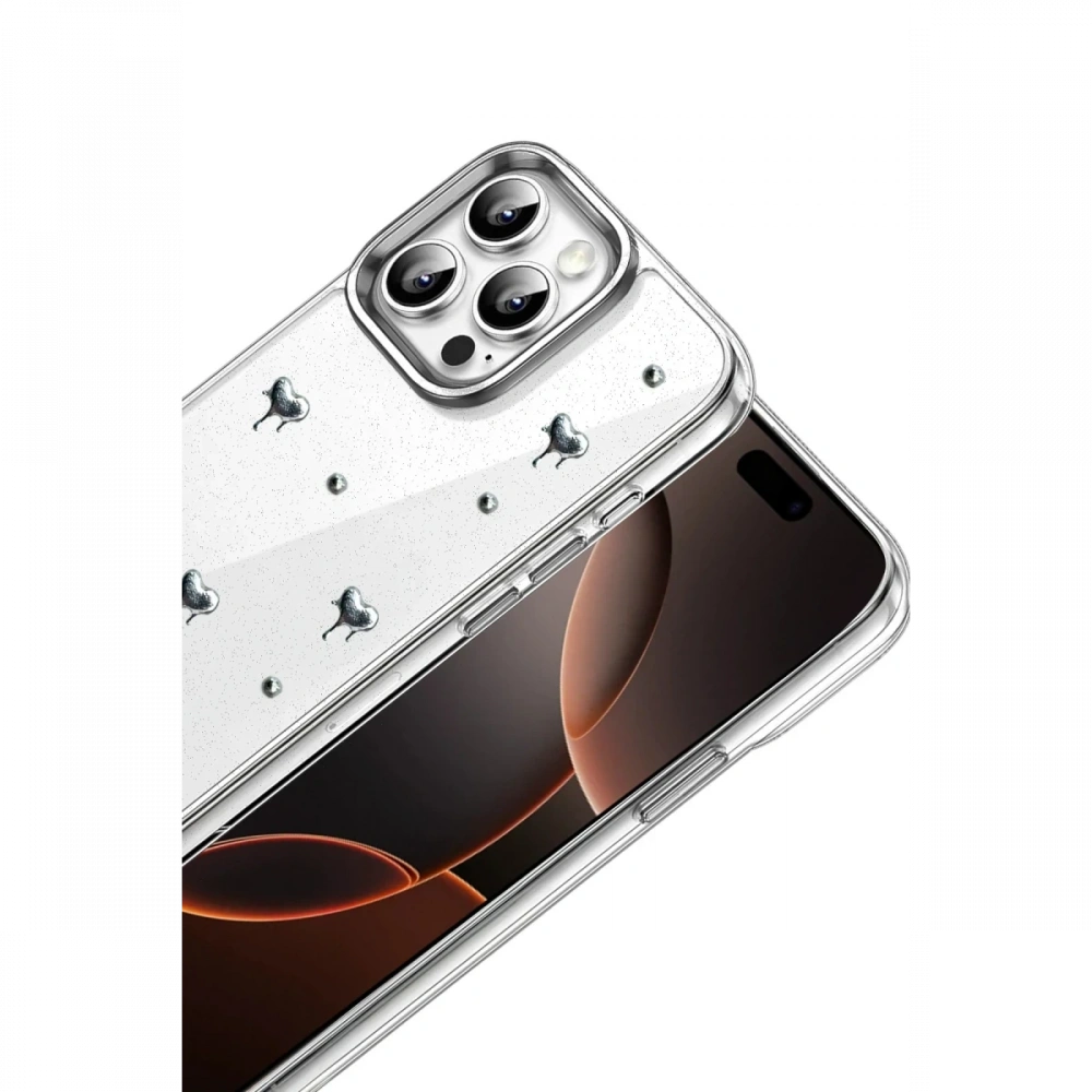 Newface Apple iPhone 15 Pro Max Fiyonk Desenli Kapak