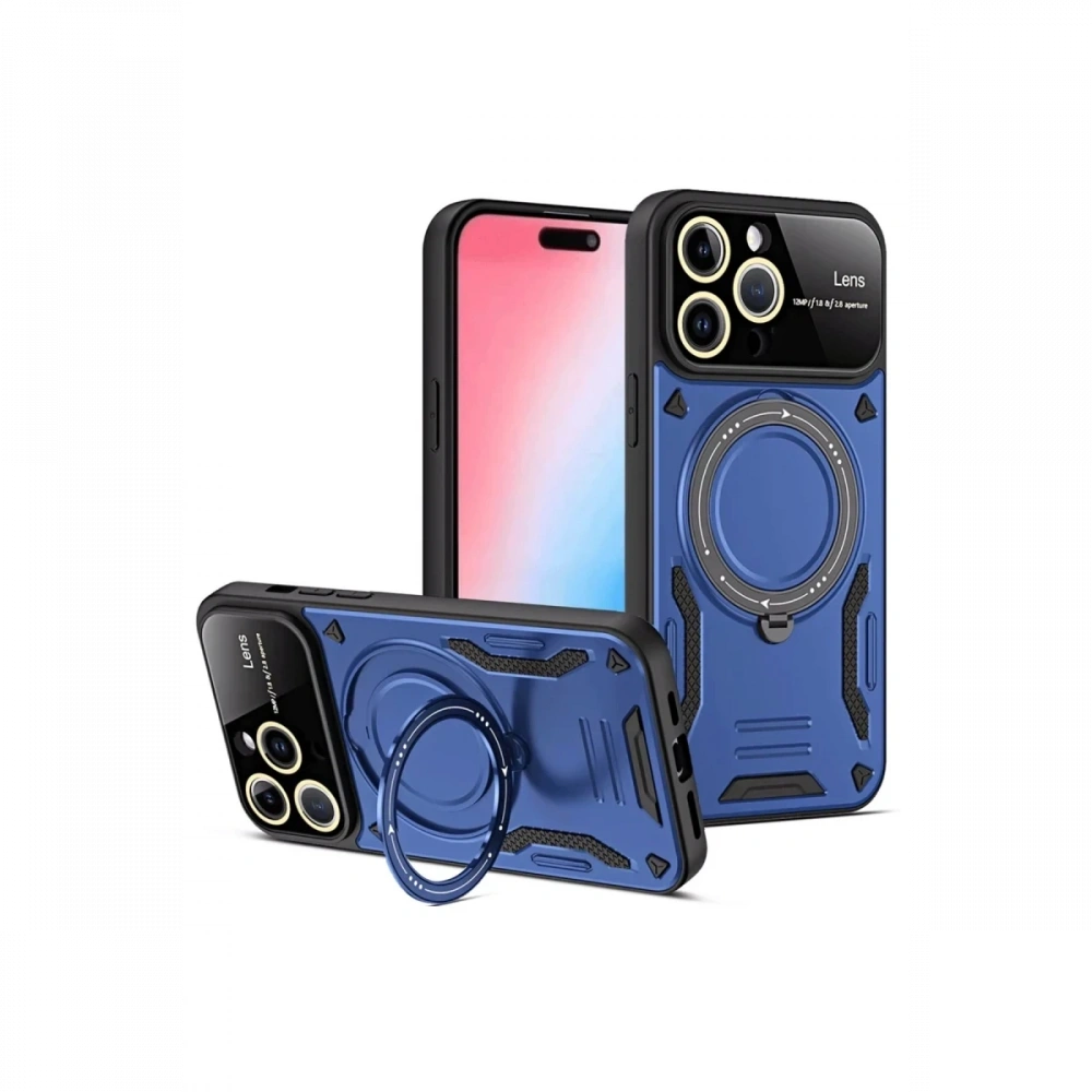 Newface Apple iPhone 15 Pro Max Joy Lens Standlı Kapak