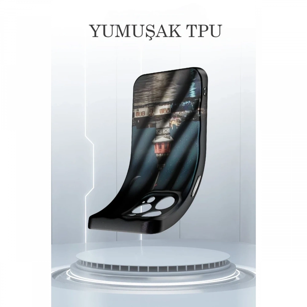 Newface Apple iPhone 15 Pro Max Kılıf Crew Desenli Kapak