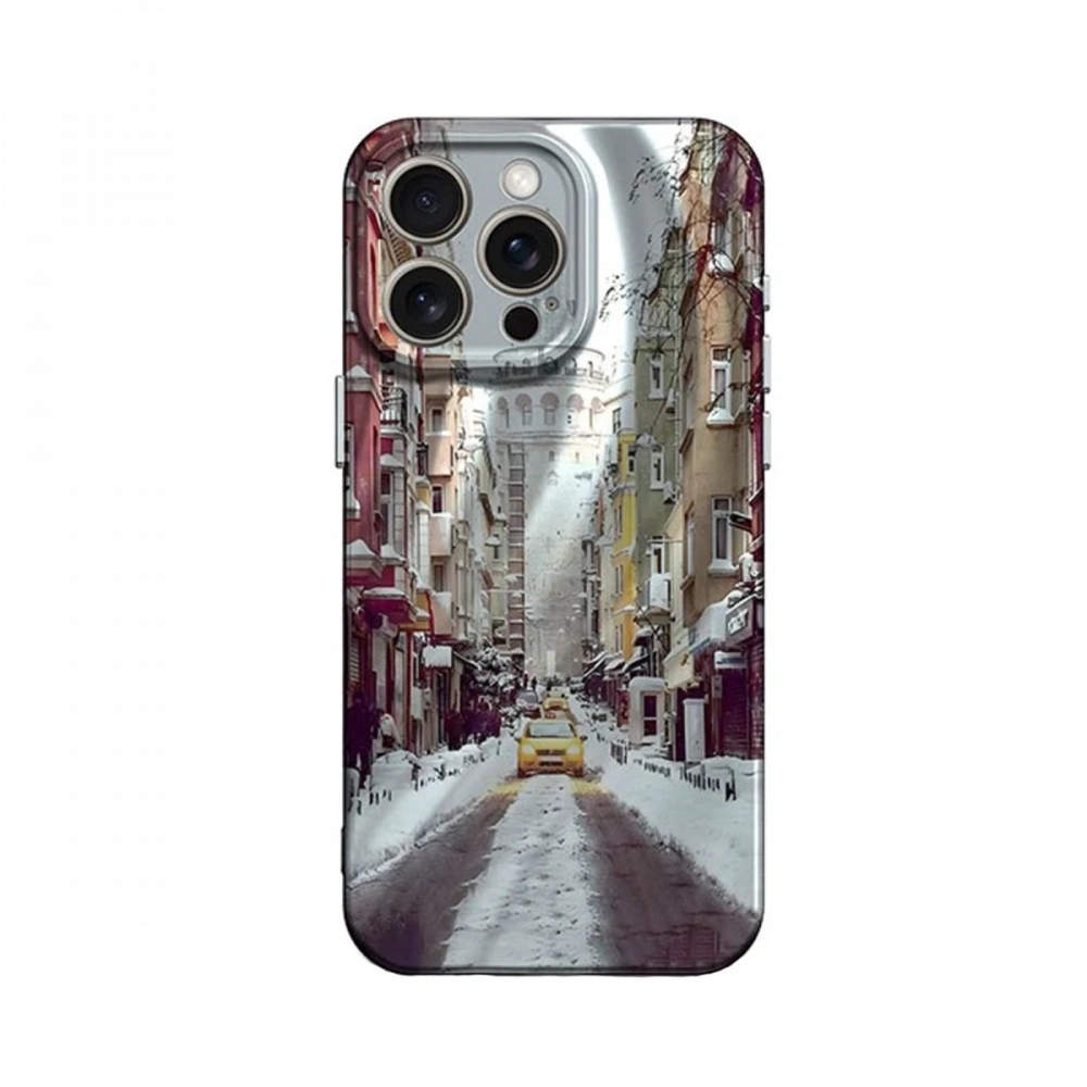 Newface Apple iPhone 15 Pro Max Kılıf Crew Desenli Kapak