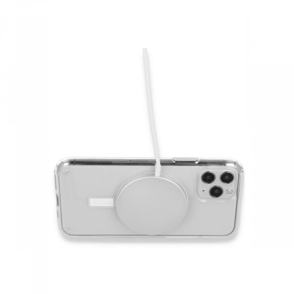 KILIFINI SEÇ - Apple iPhone 15 Pro Max Kılıf Magneticsafe Şeffaf Silikon - Şeffaf