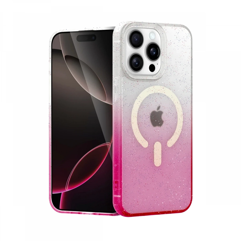 Newface Apple iPhone 15 Pro Max Pummel Shiny Magsafe Kapak