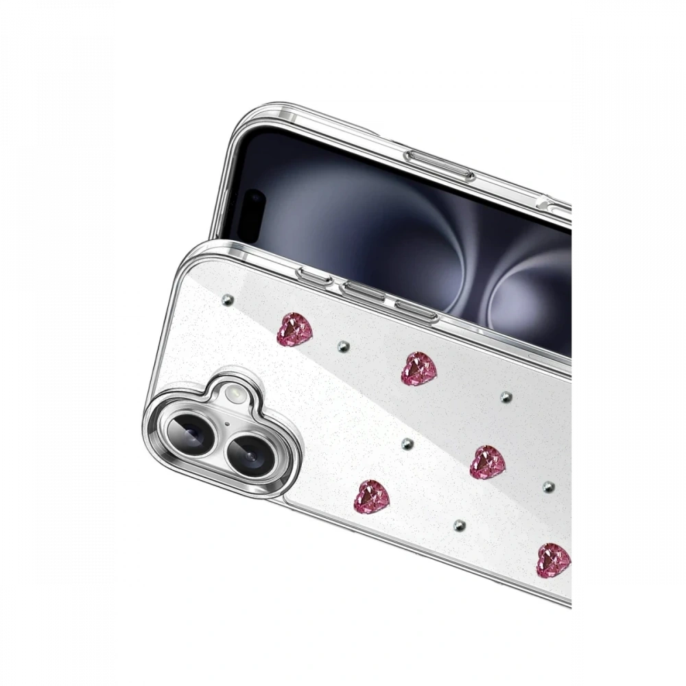 Newface Apple iPhone 16 Plus Fiyonk Desenli Kapak