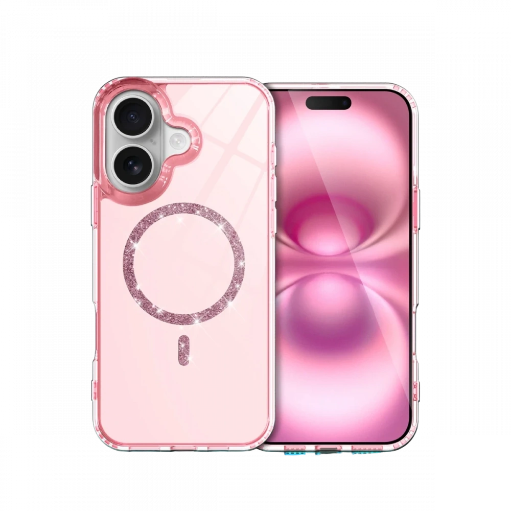 Newface Apple iPhone 16 Plus Live Diamond Magsafe Kapak