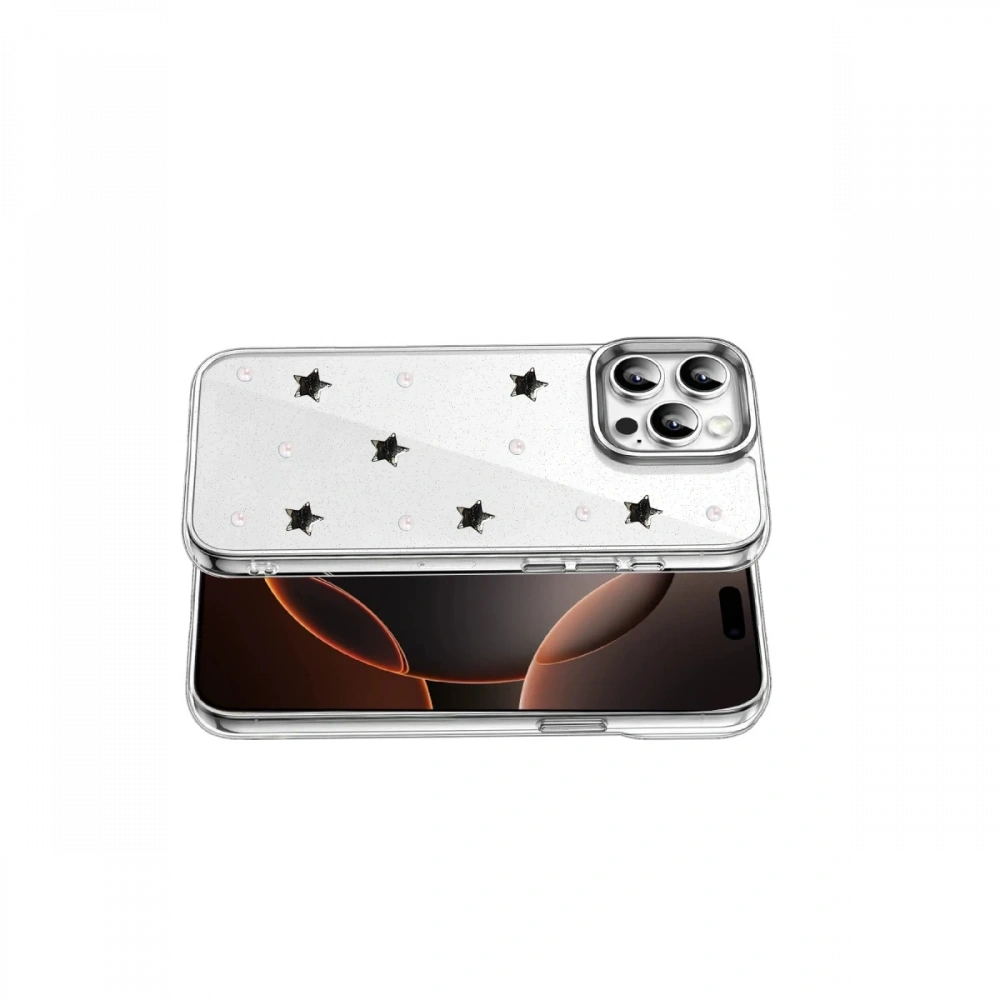 Newface Apple iPhone 16 Pro Max Fiyonk Desenli Kapak