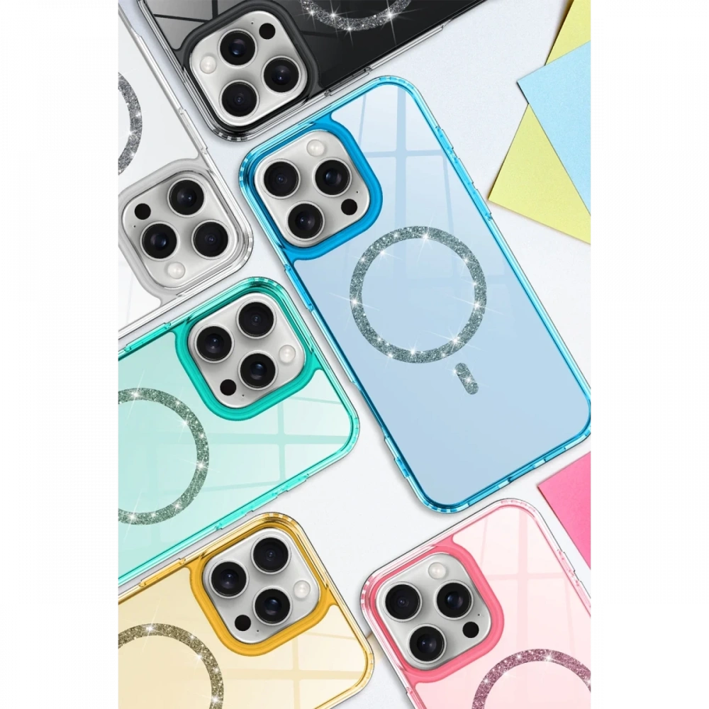 Newface Apple iPhone 16 Pro Max Live Diamond Magsafe Kapak