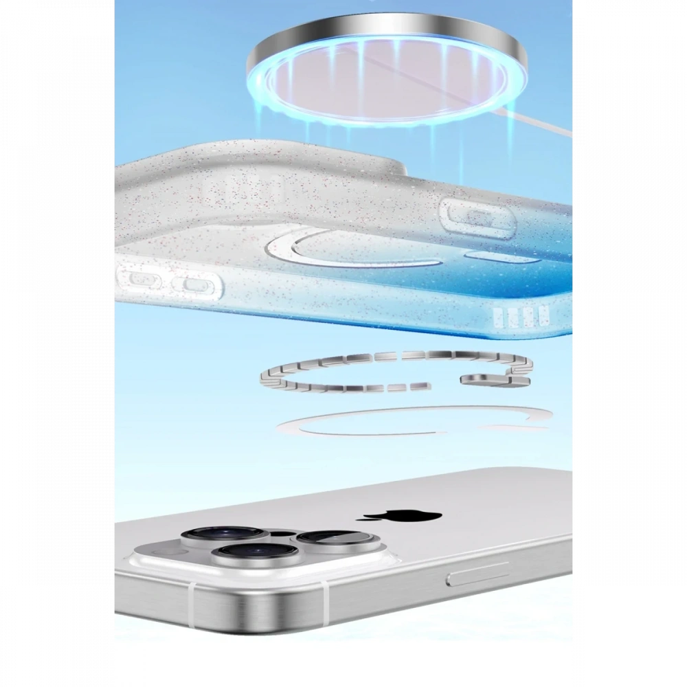 Newface Apple iPhone 16 Pro Max Pummel Shiny Magsafe Kapak