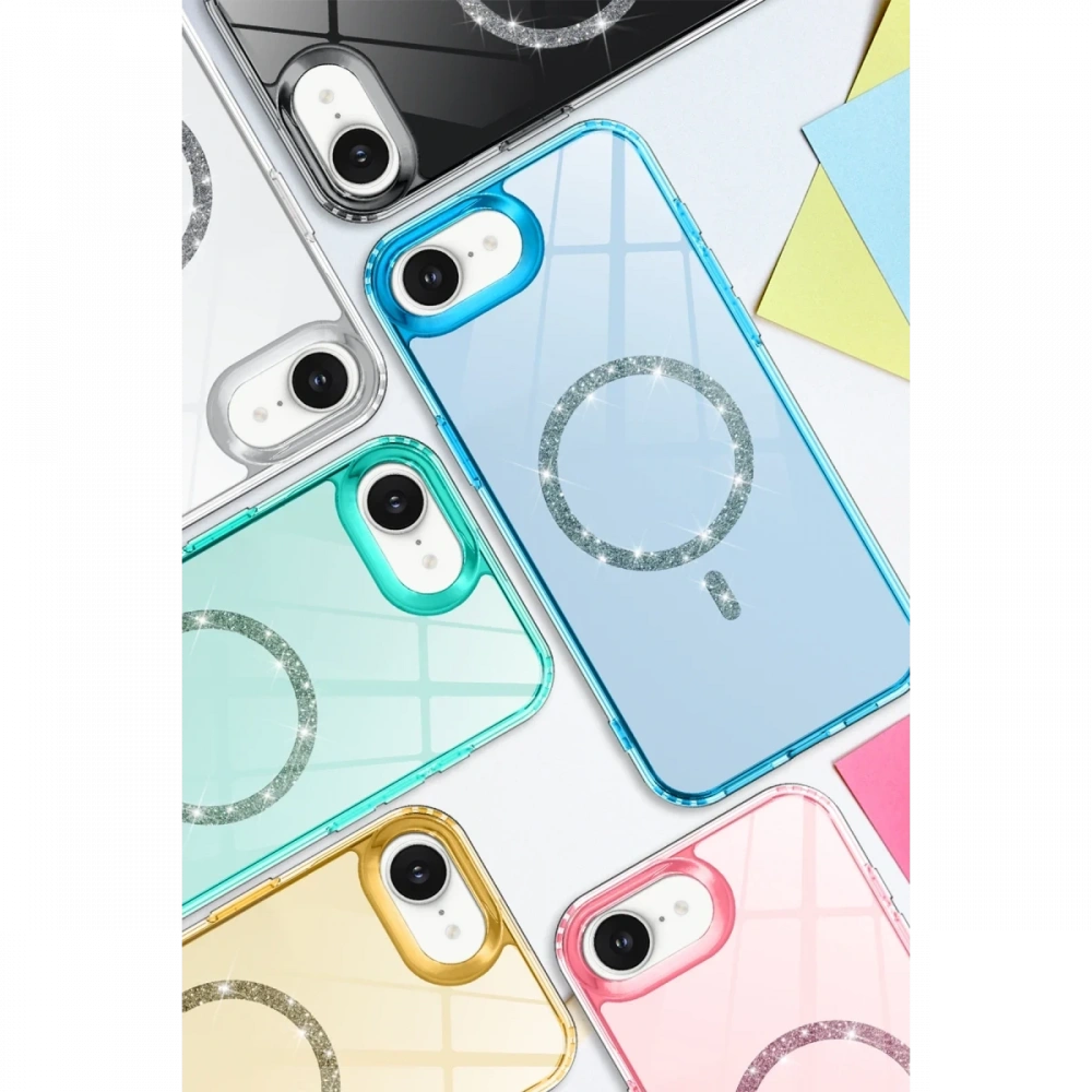 Newface Apple iPhone 16E Live Diamond Magsafe Kapak