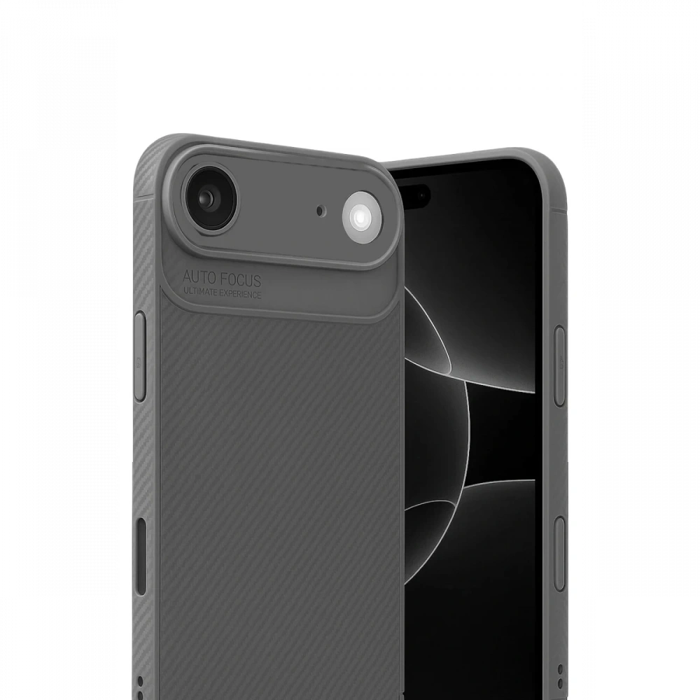 Newface Apple iPhone 17 Air Auto Focus Karbon Kapak
