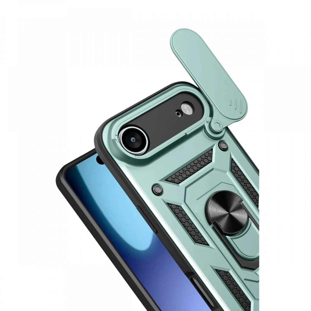 Newface Apple iPhone 17 Air Pars Lens Yüzüklü Silikon