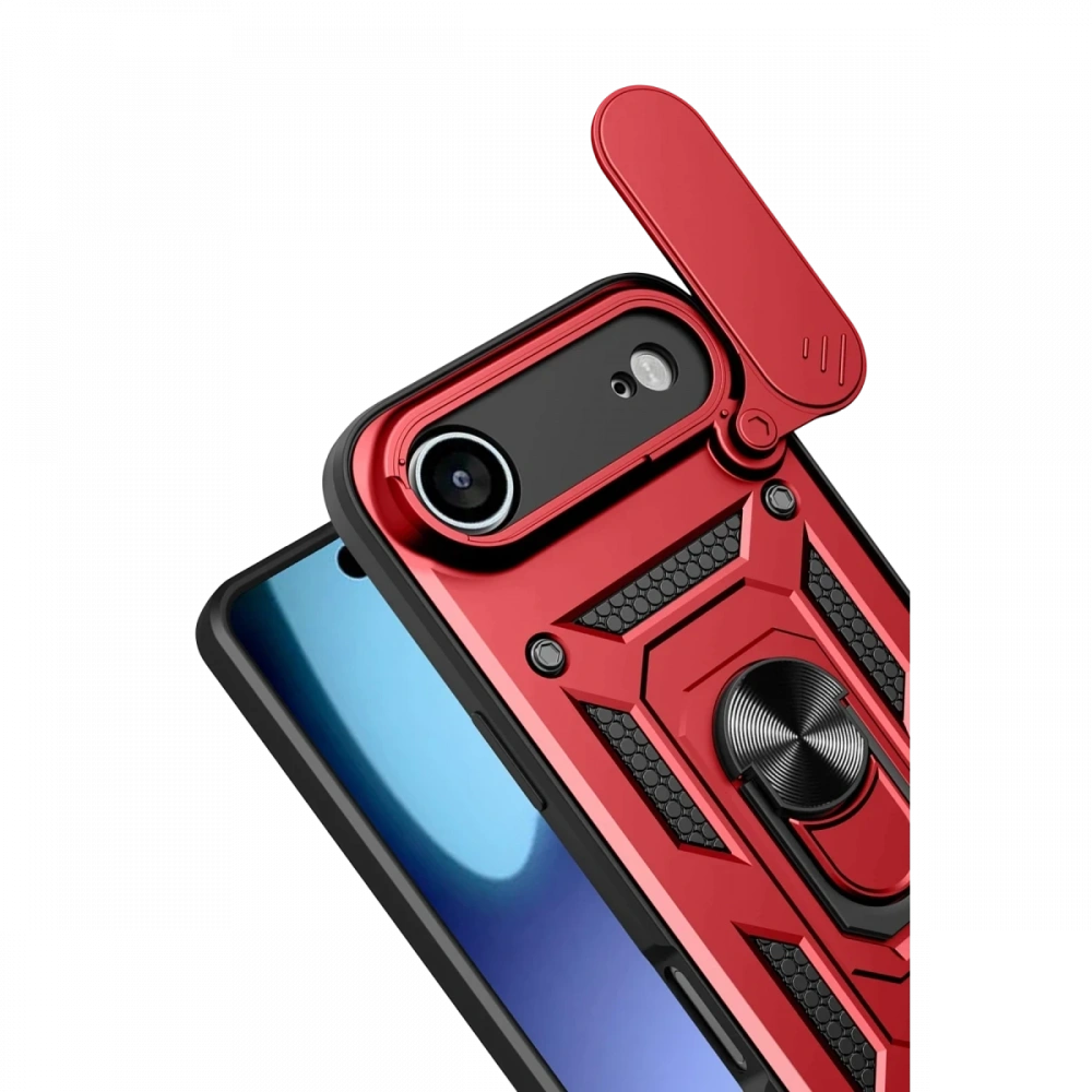 Newface Apple iPhone 17 Air Pars Lens Yüzüklü Silikon
