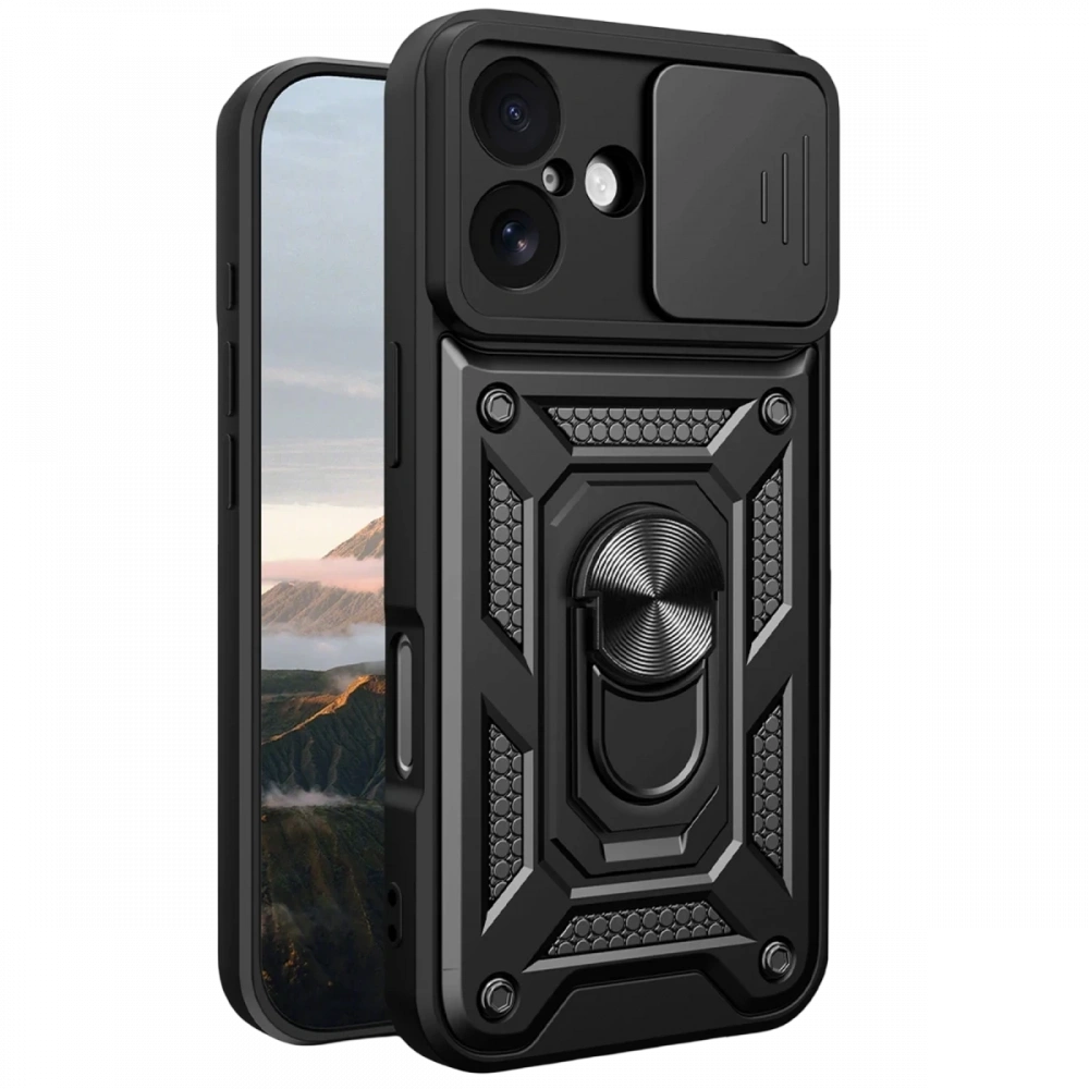 Newface Apple iPhone 17 Pars Lens Yüzüklü Silikon