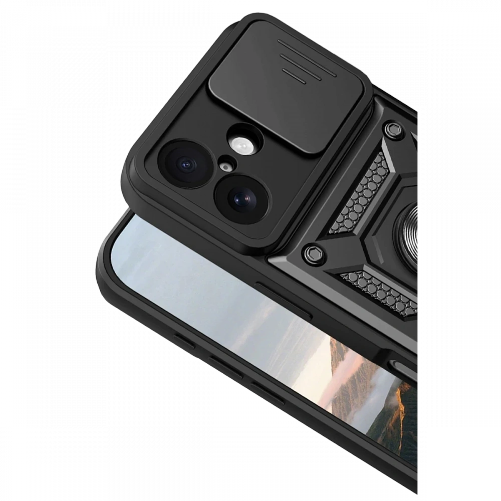Newface Apple iPhone 17 Pars Lens Yüzüklü Silikon