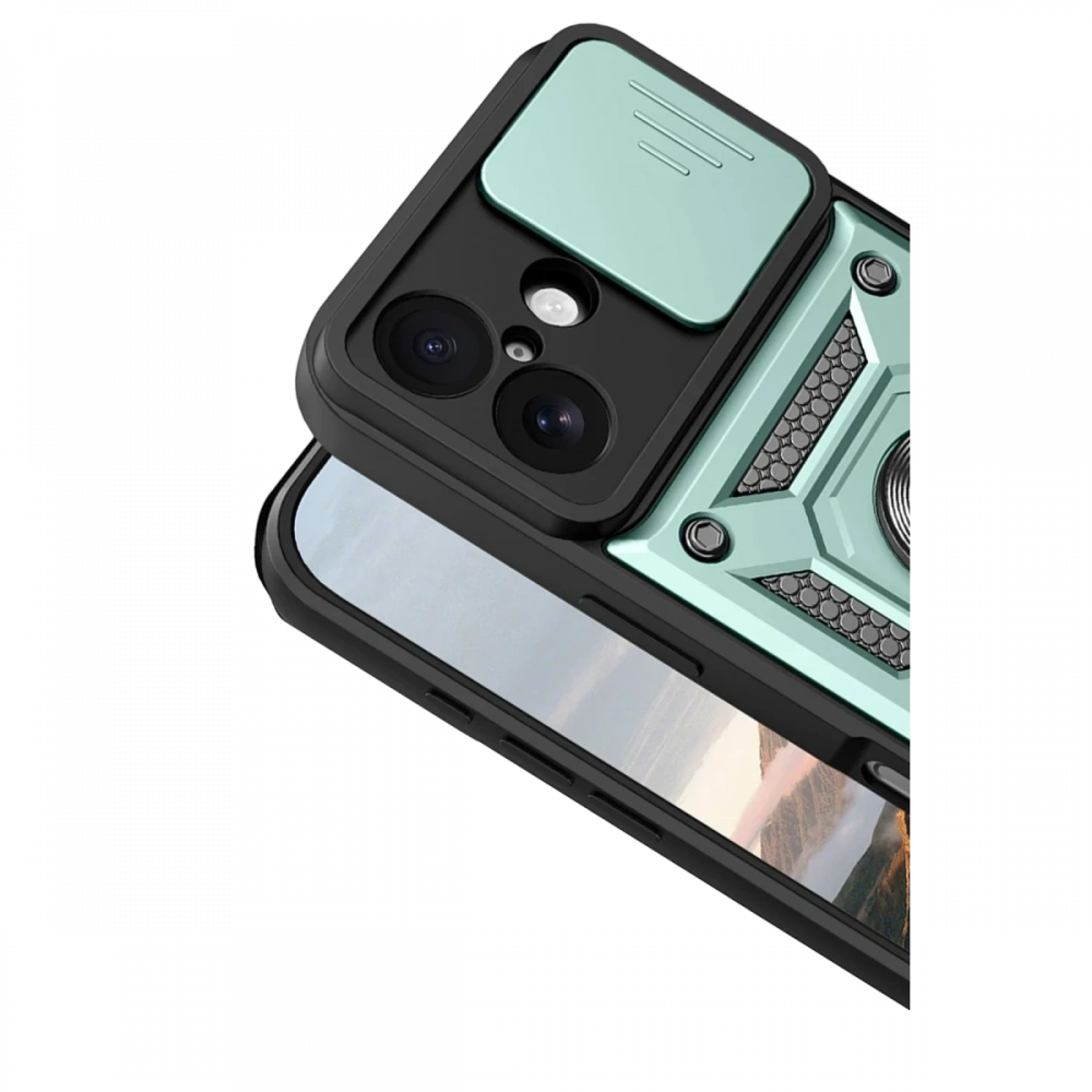 Newface Apple iPhone 17 Pars Lens Yüzüklü Silikon
