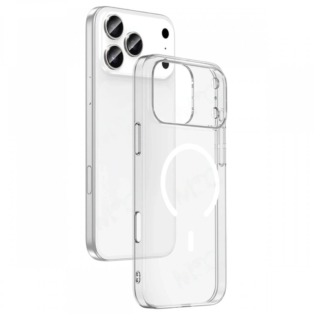 Newface Apple iPhone 17 Pro Combo Sert Şeffaf Magsafe Kapak