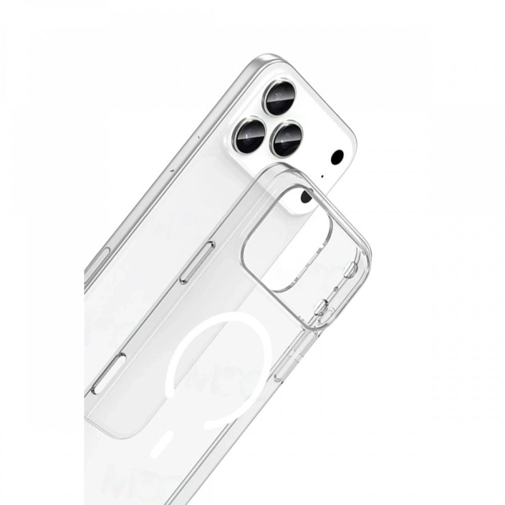 Newface Apple iPhone 17 Pro Combo Sert Şeffaf Magsafe Kapak