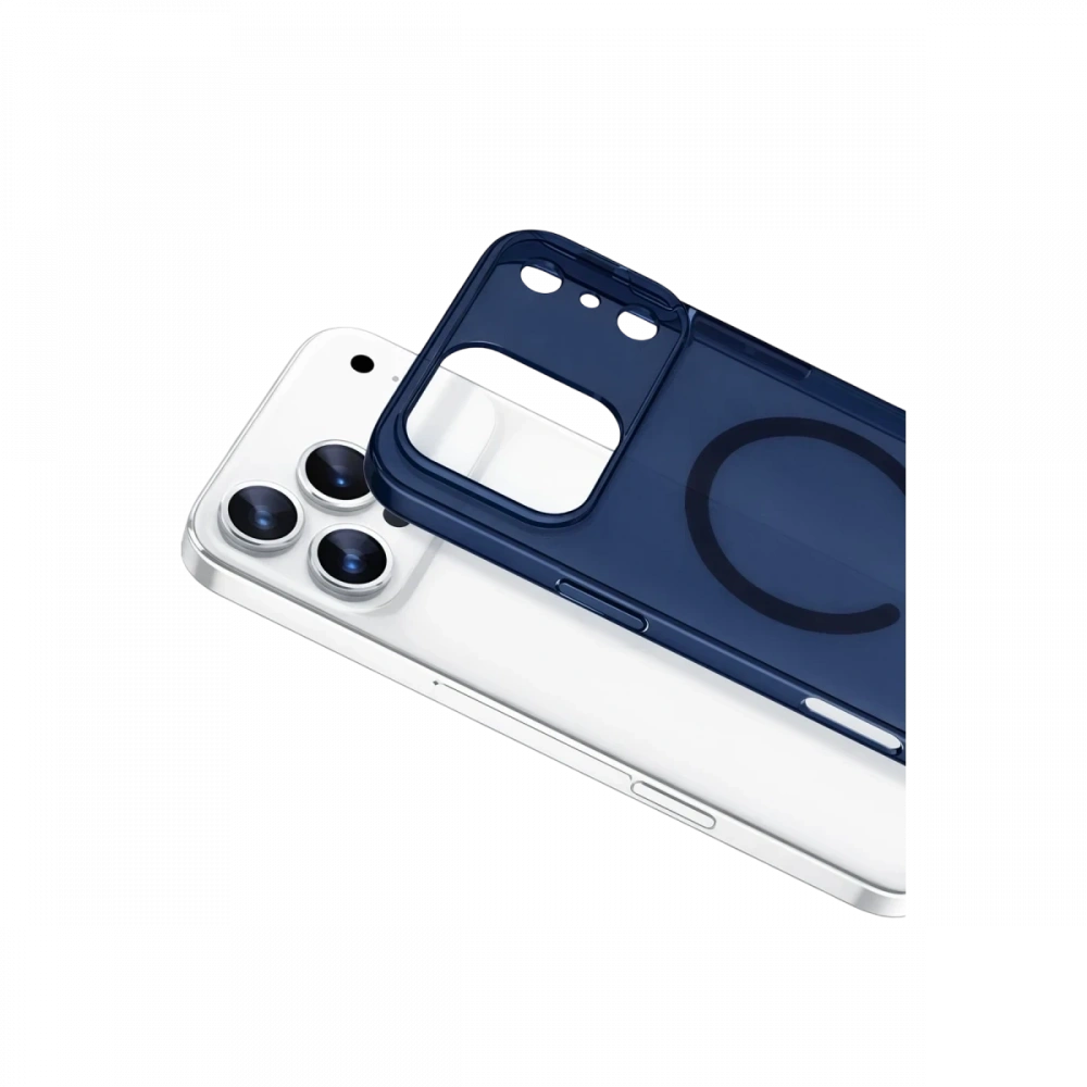 Newface Apple iPhone 17 Pro Combo Sert Şeffaf Magsafe Kapak