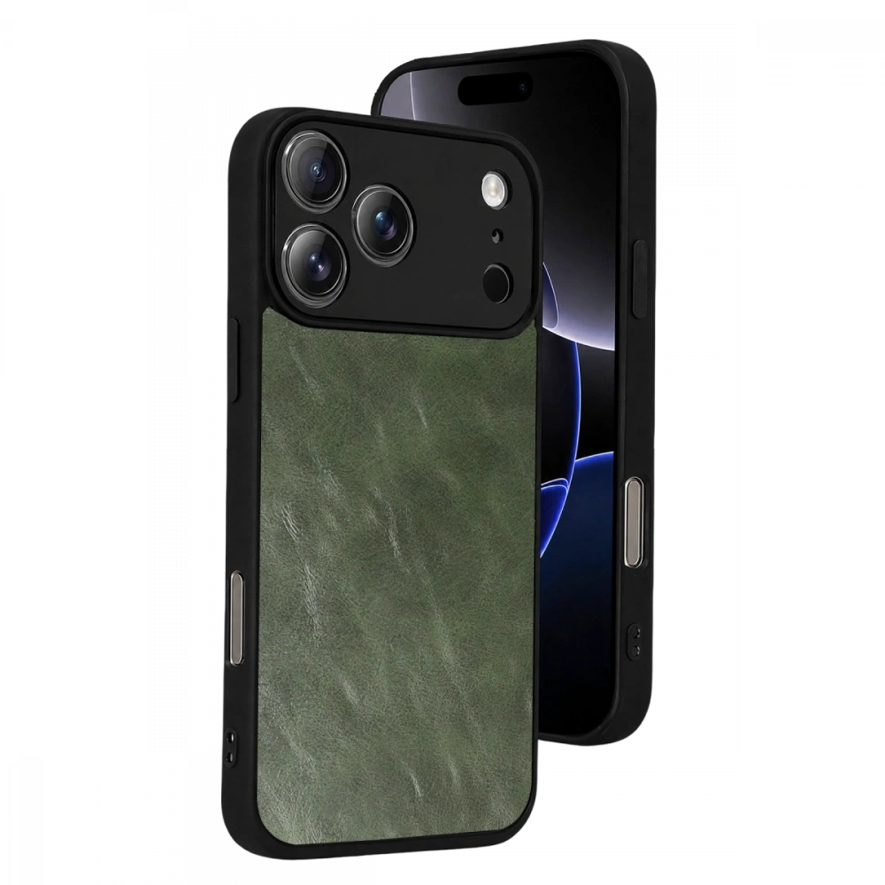 Newface Apple iPhone 17 Pro Max Aras Deri Kapak