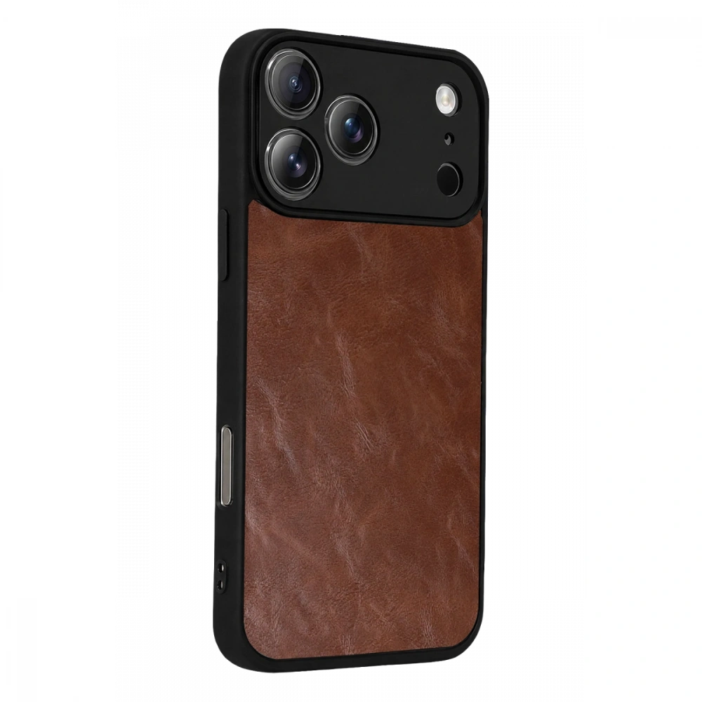 Newface Apple iPhone 17 Pro Max Aras Deri Kapak