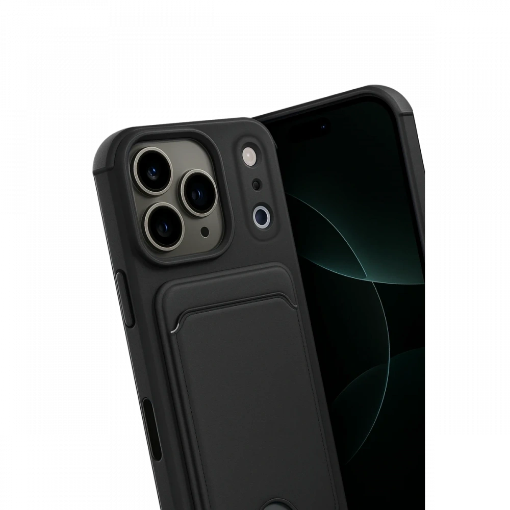 Newface Apple iPhone 17 Pro Max Kelvin Kartvizitli Silikon