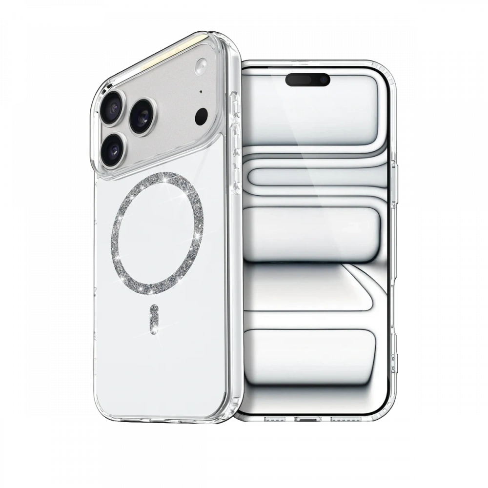 Newface Apple iPhone 17 Pro Max Live Diamond Magsafe Kapak