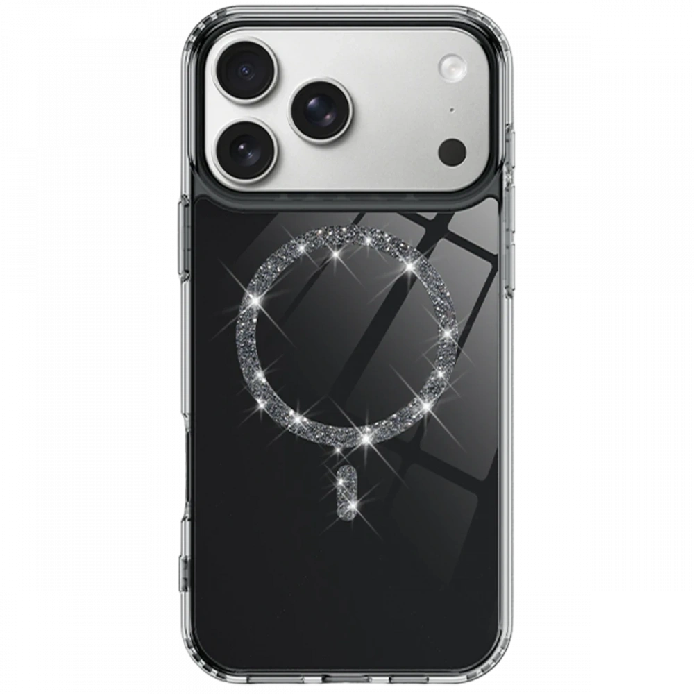Newface Apple iPhone 17 Pro Max Live Diamond Magsafe Kapak