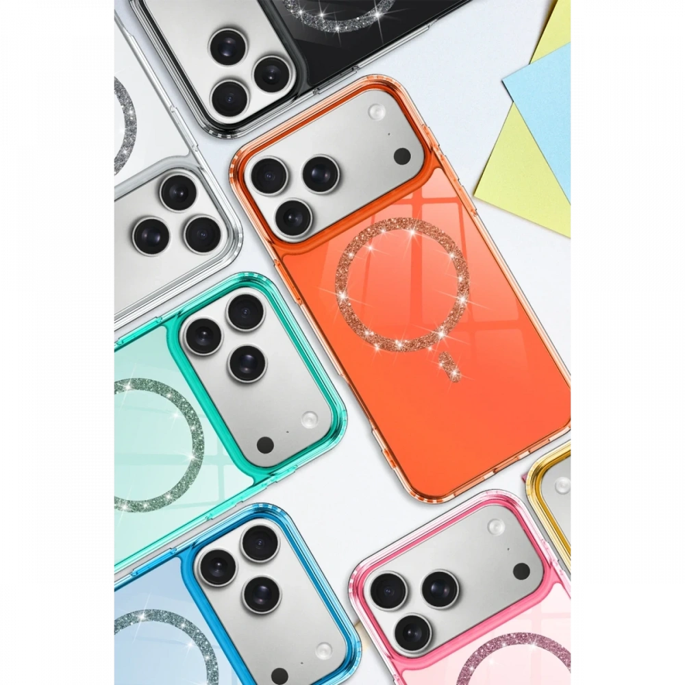 Newface Apple iPhone 17 Pro Max Live Diamond Magsafe Kapak