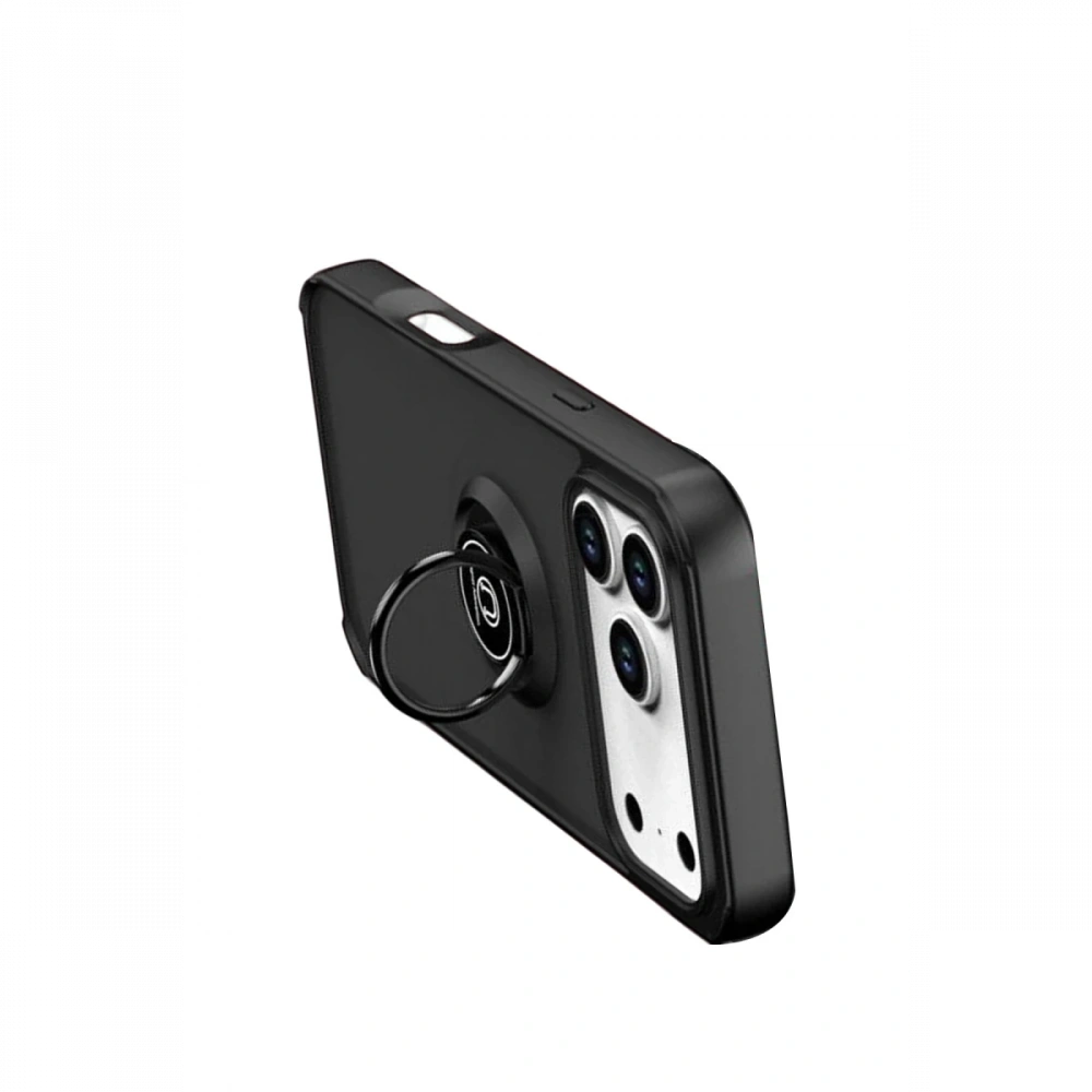 Newface Apple iPhone 17 Pro Max Montreal Yüzüklü Silikon Kapak