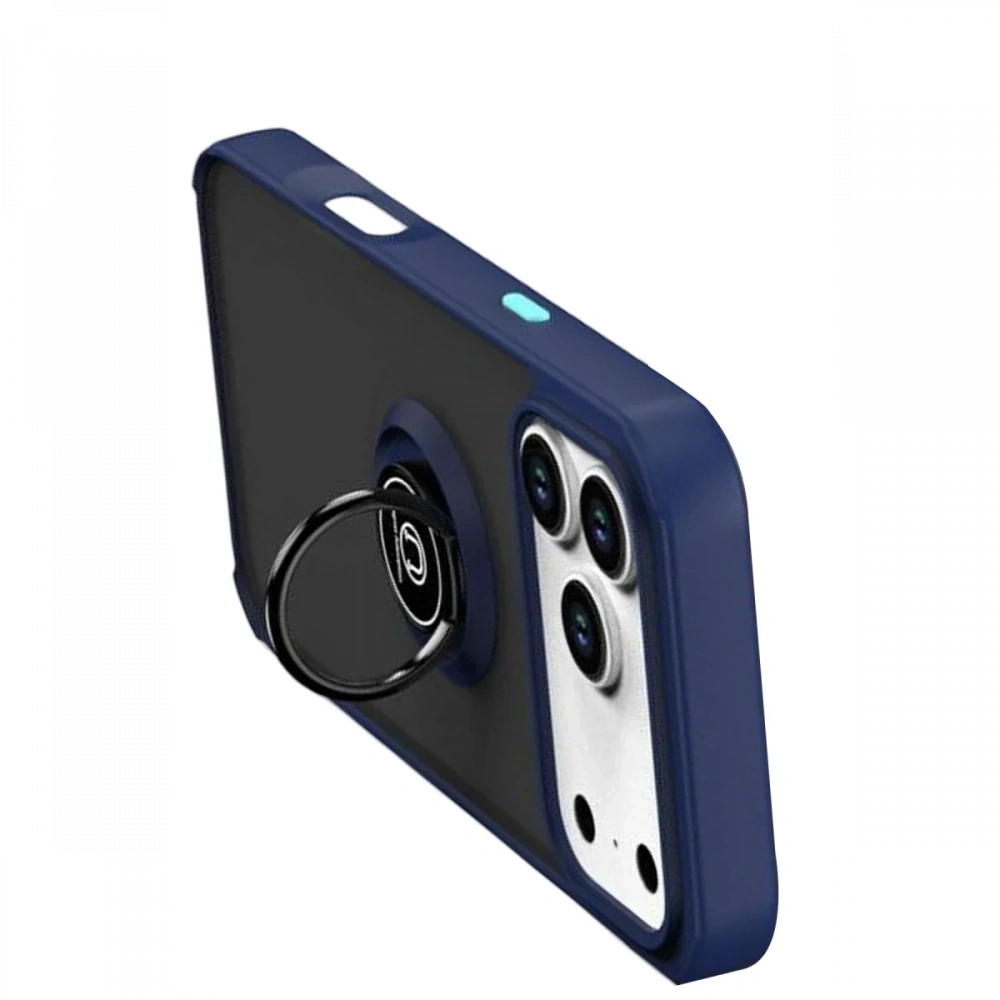 Newface Apple iPhone 17 Pro Max Montreal Yüzüklü Silikon Kapak