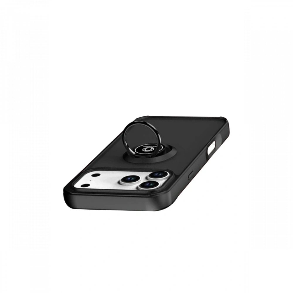 Newface Apple iPhone 17 Pro Max Montreal Yüzüklü Silikon Kapak