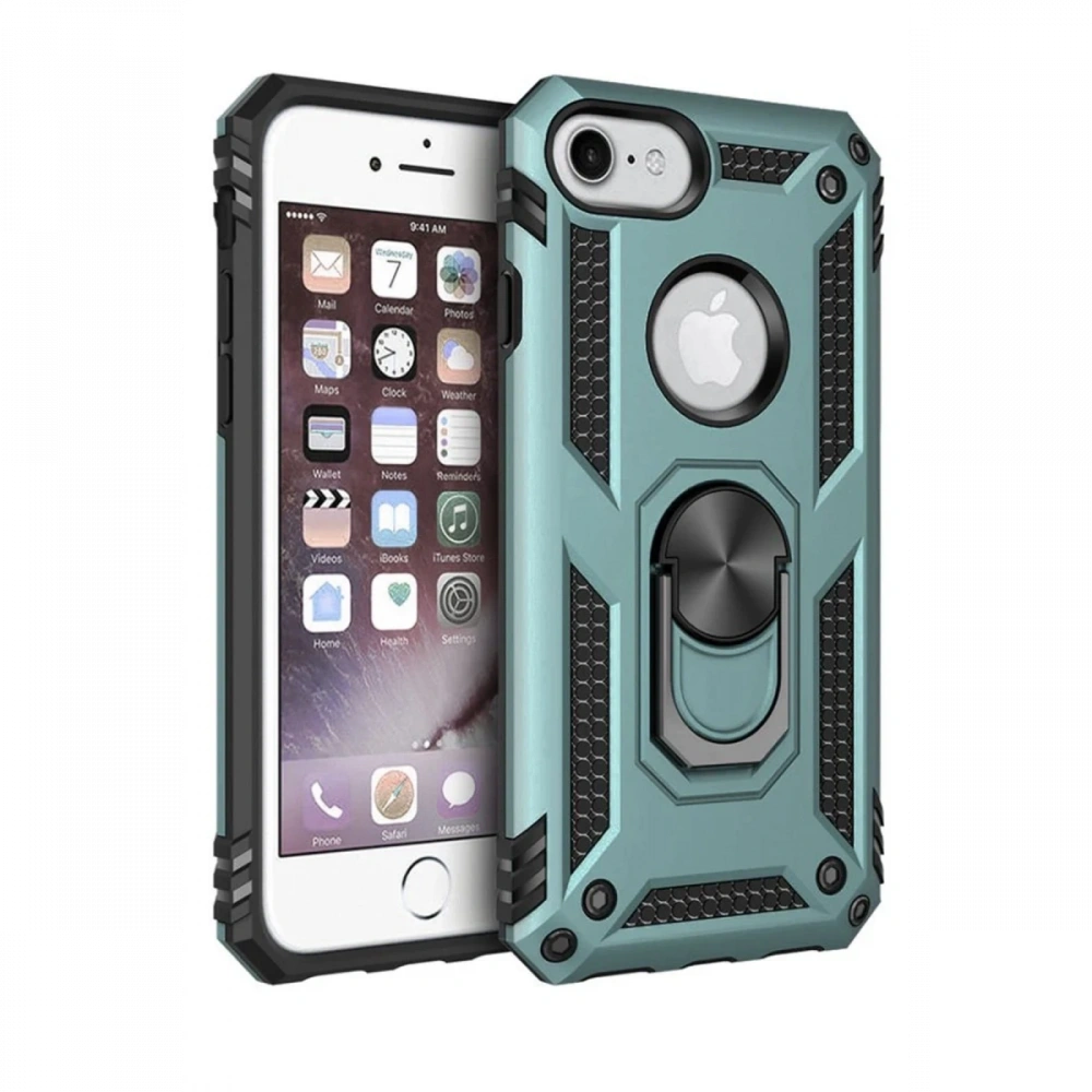 KILIFINI SEÇ - Apple iPhone 7 Kılıf Sofya Yüzüklü Silikon Kapak