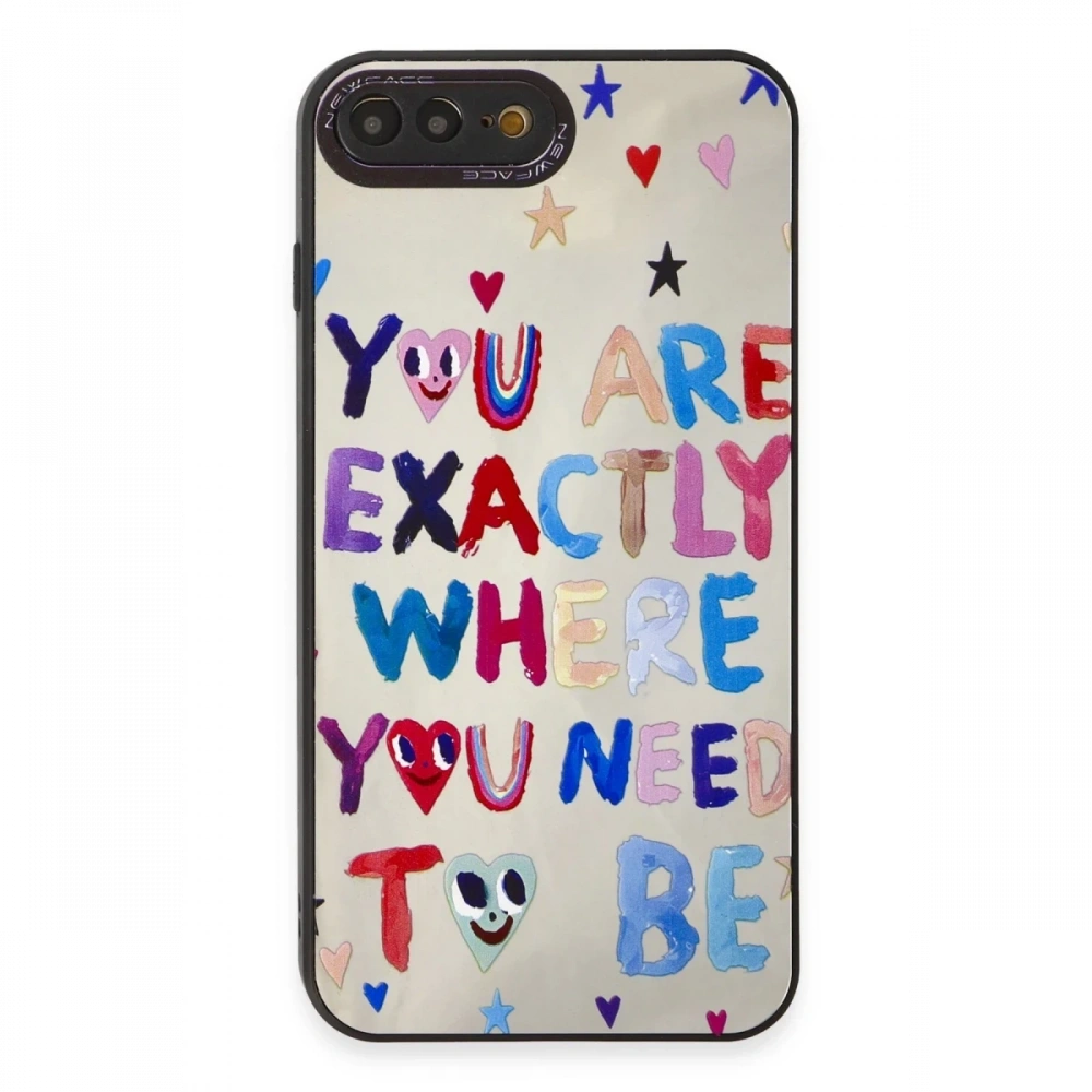 KILIFINI SEÇ - Apple iPhone 7 Plus Kılıf Mirror Desenli Kapak