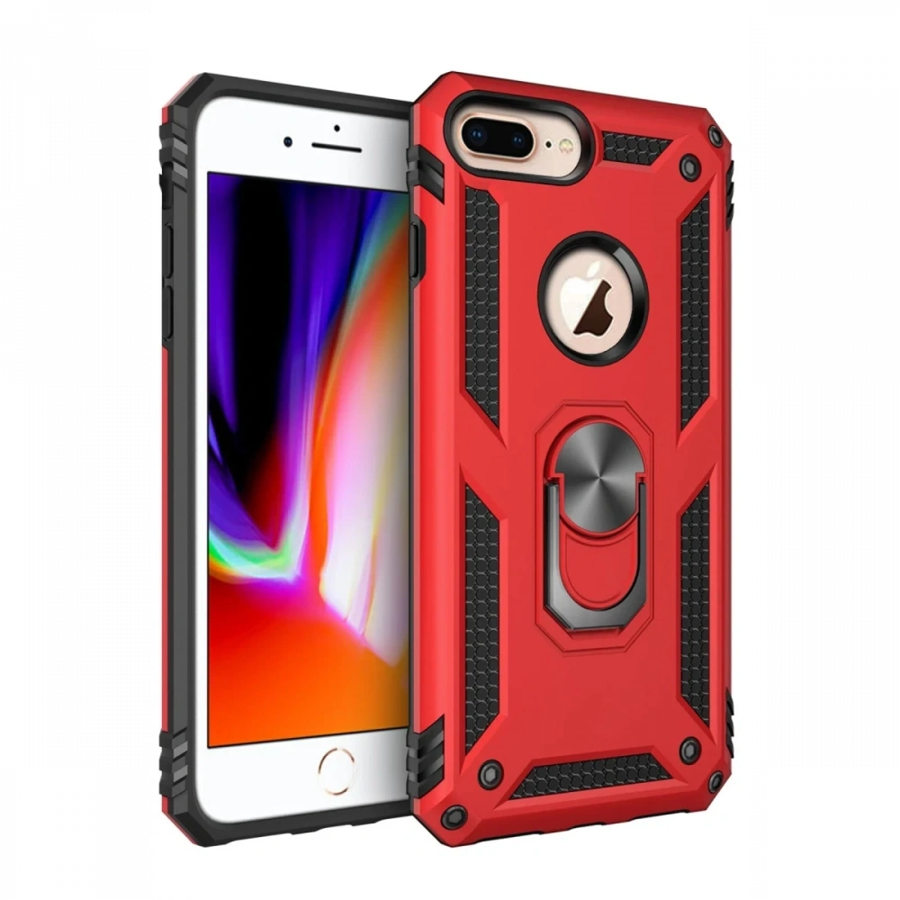 KILIFINI SEÇ - Apple iPhone 7 Plus Kılıf Sofya Yüzüklü Silikon Kapak