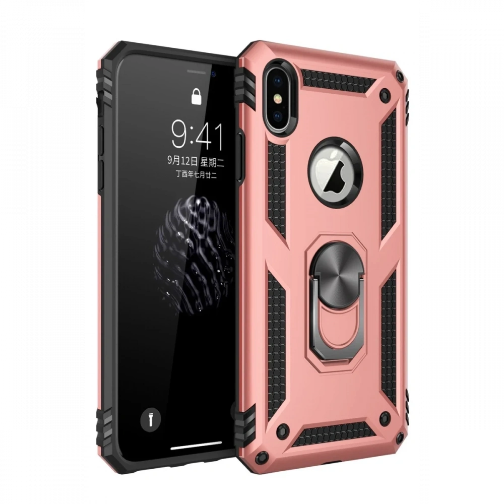 KILIFINI SEÇ - Apple iPhone XS Max Kılıf Sofya Yüzüklü Silikon Kapak