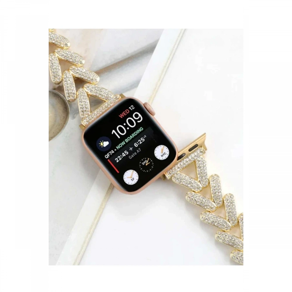Newface Apple Watch 38mm Node Taşlı Kordon