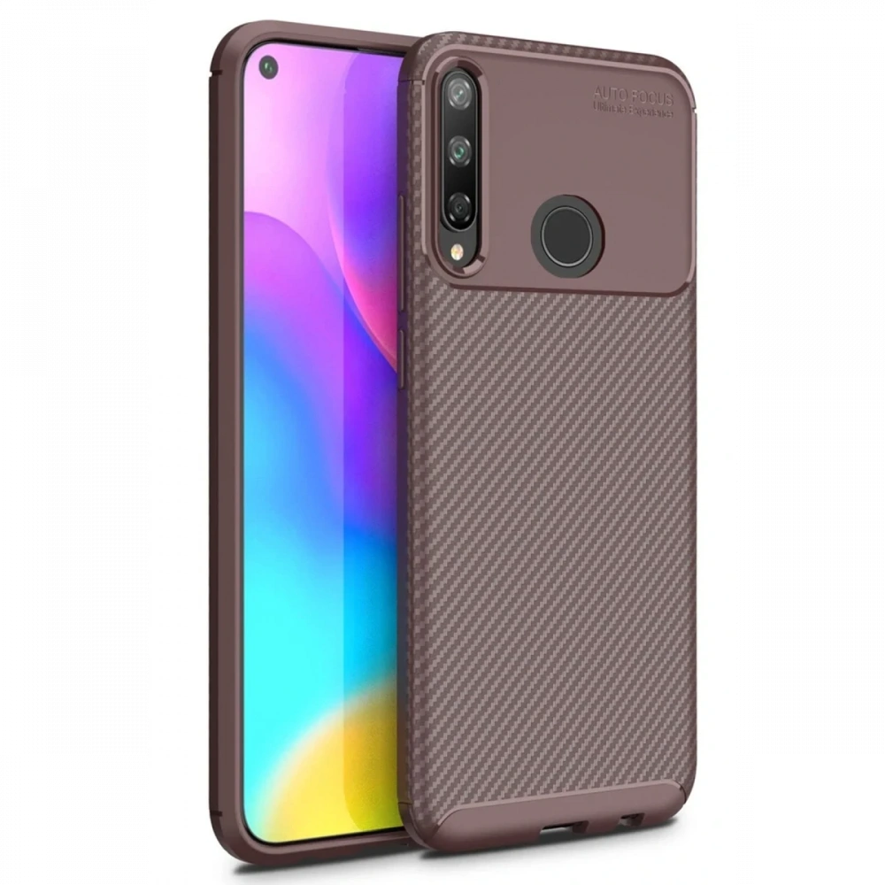 KILIFINI SEÇ - Huawei P40 Lite E Kılıf Auto Focus Karbon Kapak