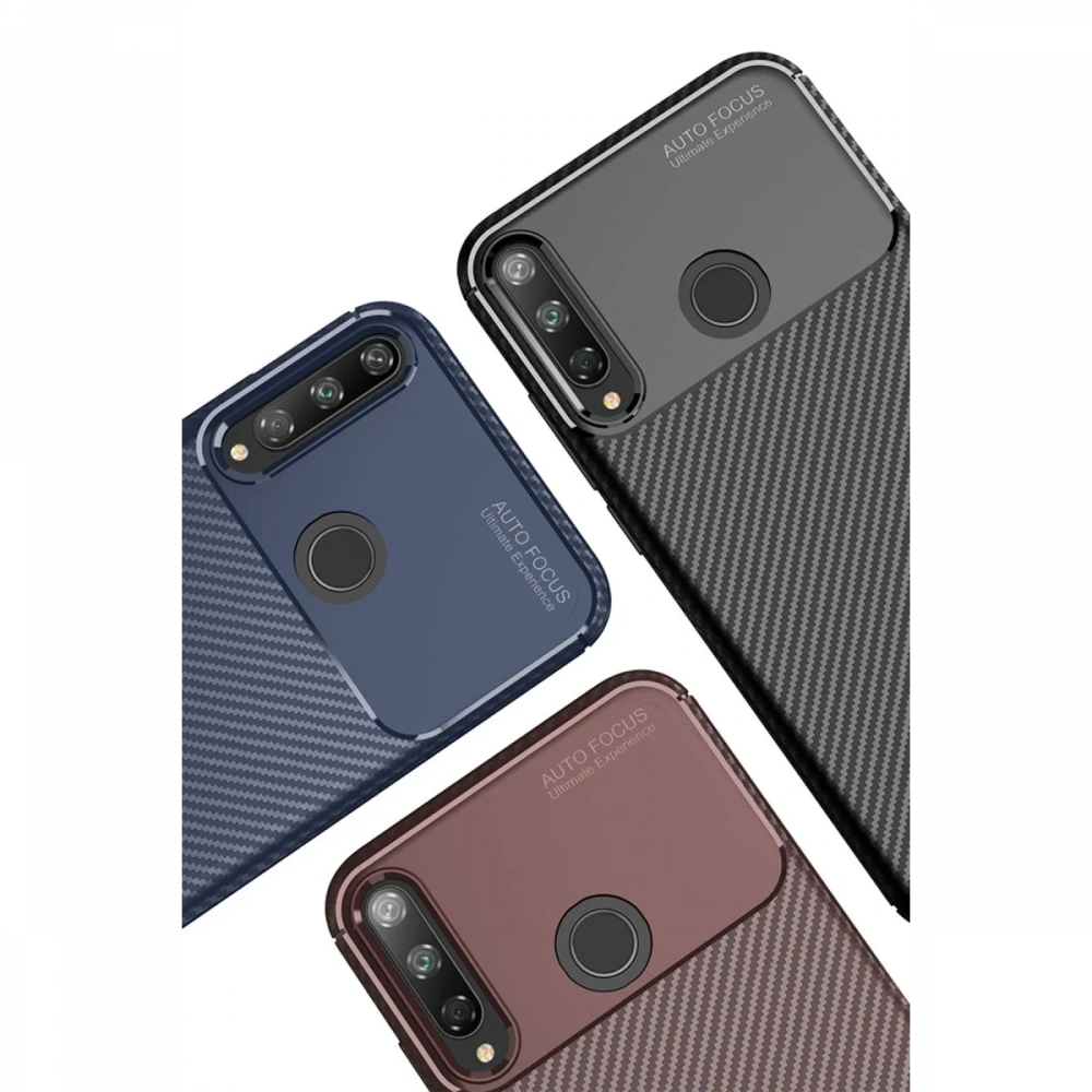 KILIFINI SEÇ - Huawei P40 Lite E Kılıf Auto Focus Karbon Kapak
